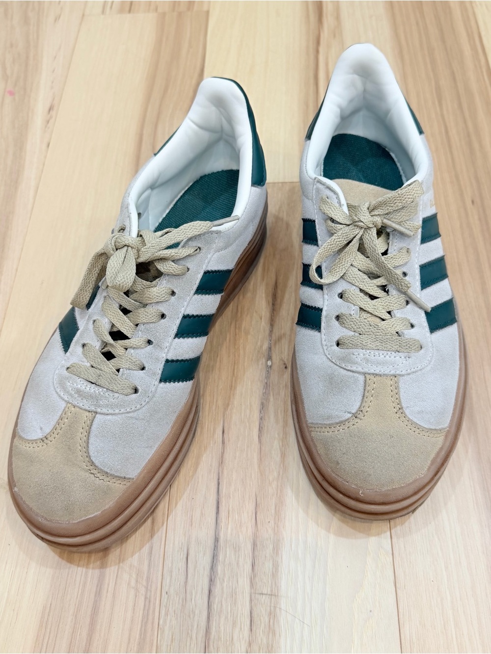 Adidas Gazelle sneakers green size 7 men  #Gazlelle #retro